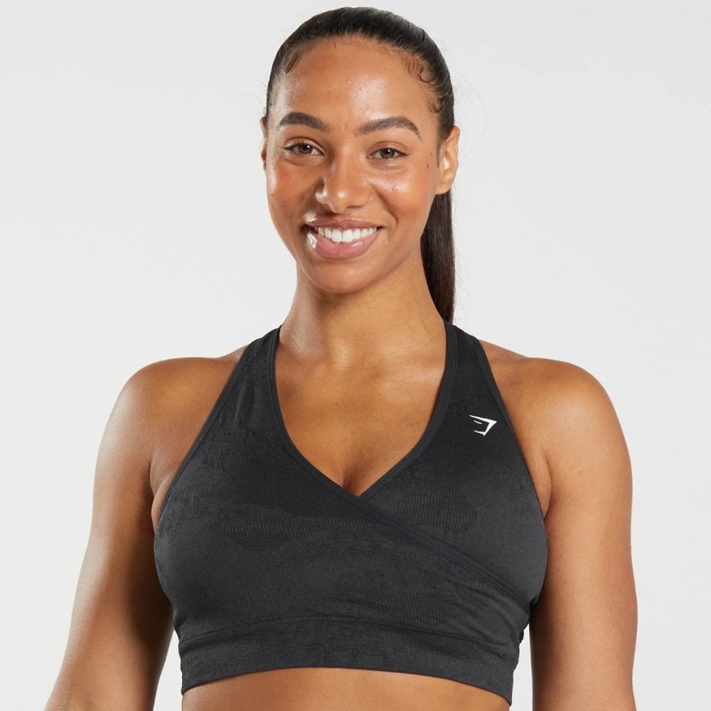 GYMSHARK ADAPT CAMO SEAMLESS SPORTS BRA
